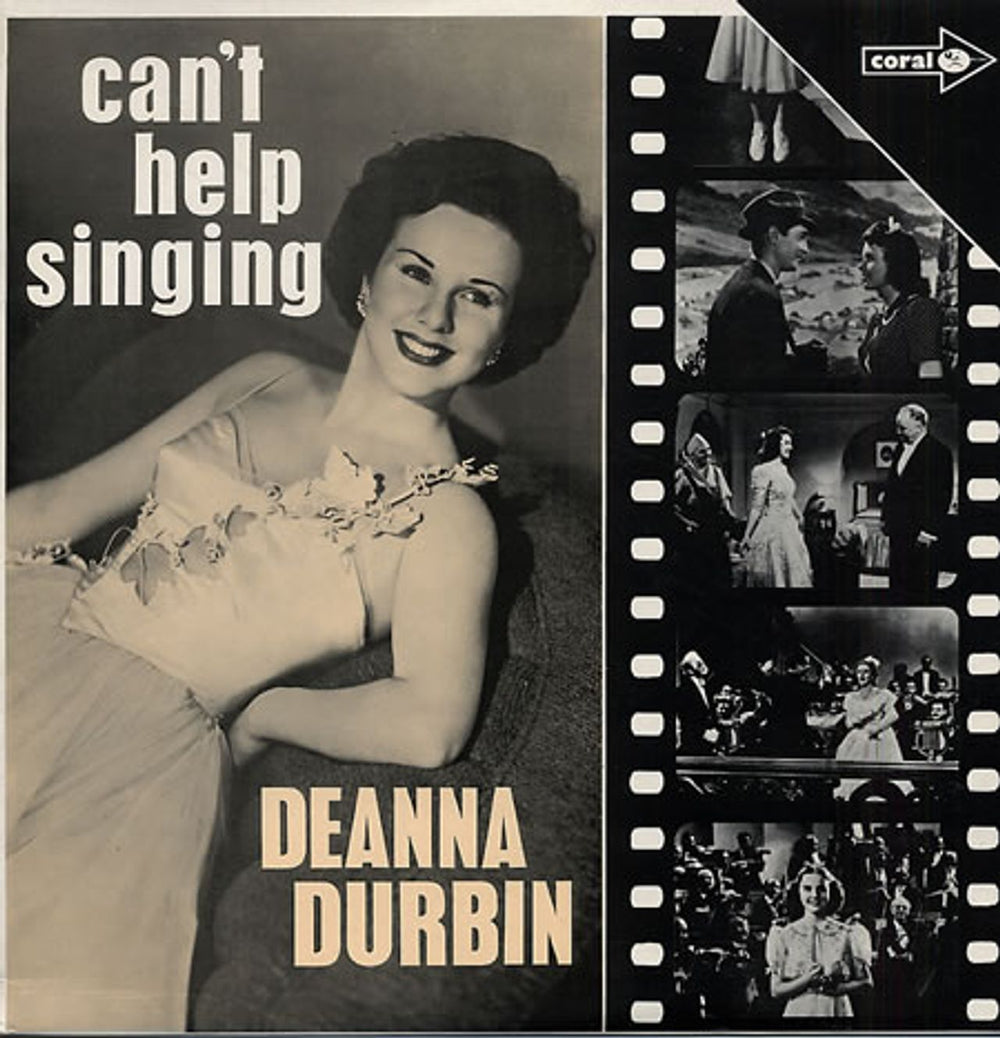 Deanna Durbin Can't Help Singing UK vinyl LP album (LP record) CP43