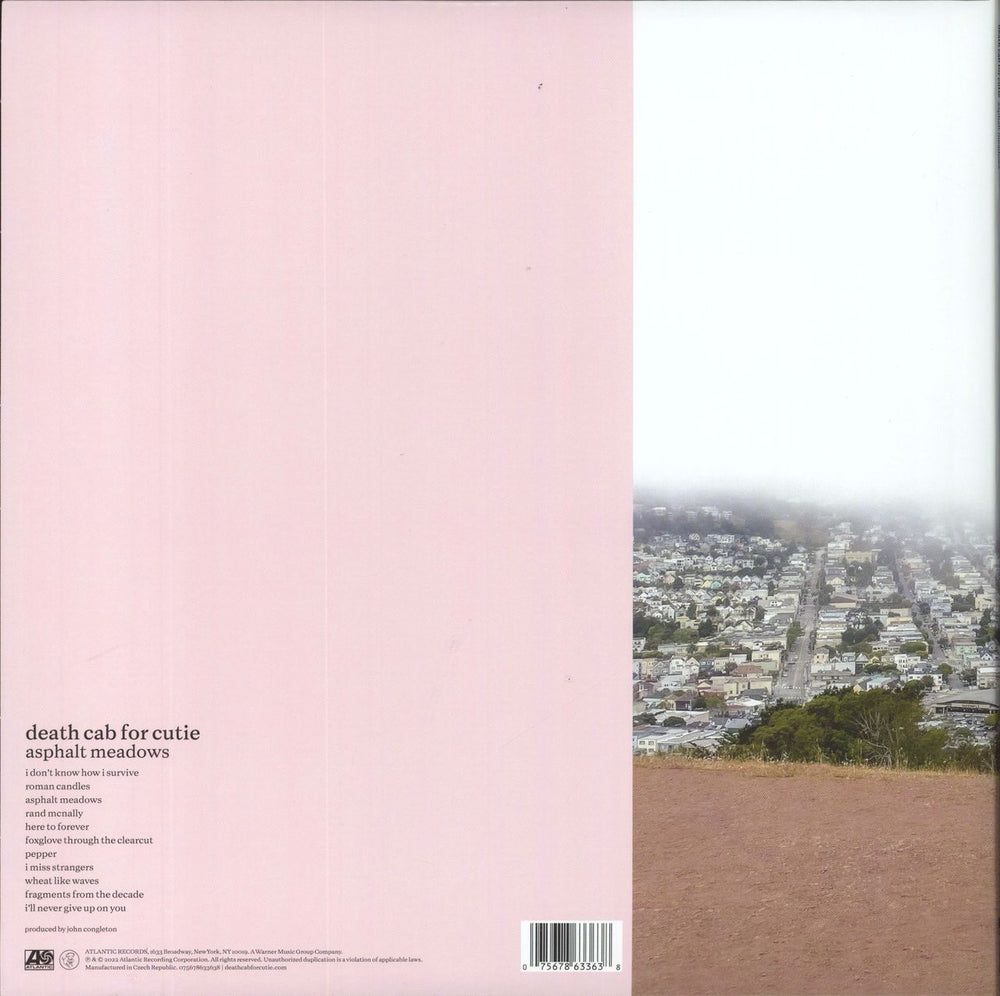 Death Cab For Cutie Asphalt Meadows - 180gram UK vinyl LP album (LP record)