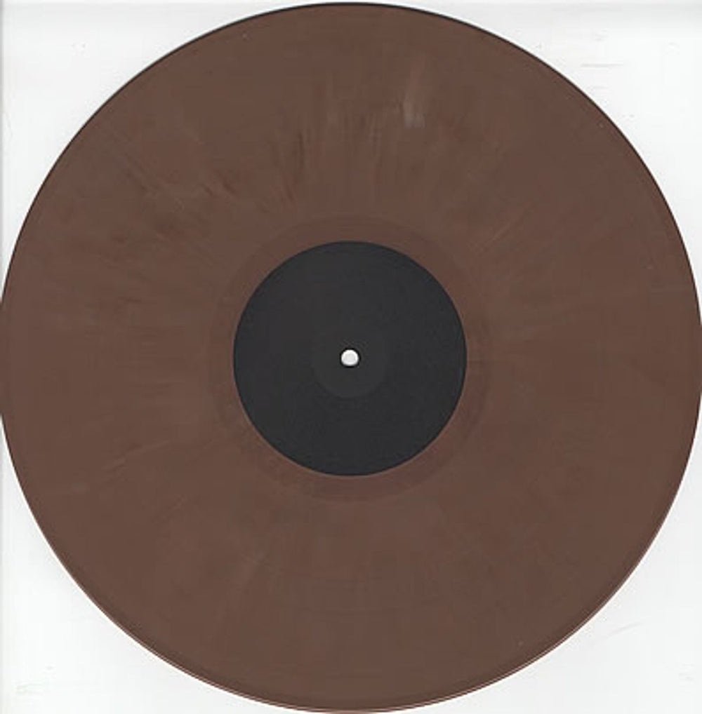 Death In June Burial - Brown Vinyl - Quilted Sleeve UK vinyl LP album (LP record) DIJLPBU375124