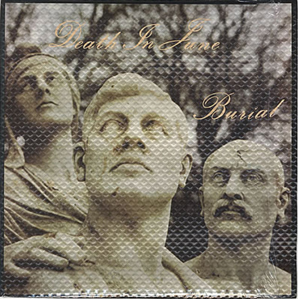 Death In June Burial - Brown Vinyl - Quilted Sleeve UK vinyl LP album (LP record) UBADVC4