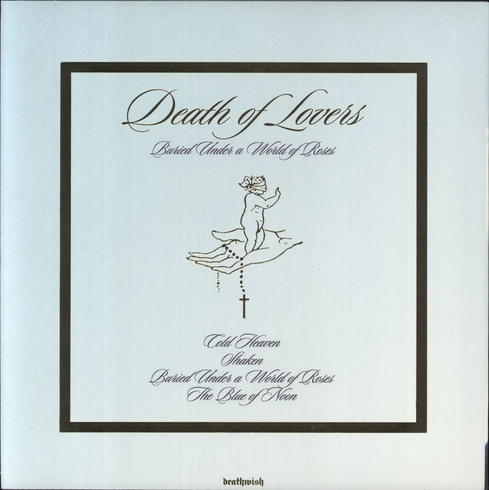 Death Of Lovers Buried Under A World of Roses - Blue and Gold Vinyl US 12" vinyl single (12 inch record / Maxi-single)