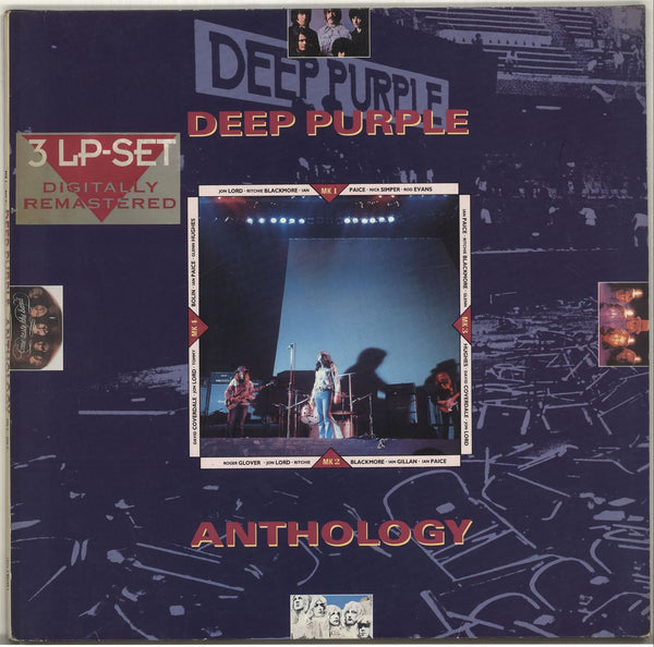 Deep Purple Anthology UK 3-LP vinyl set — RareVinyl.com