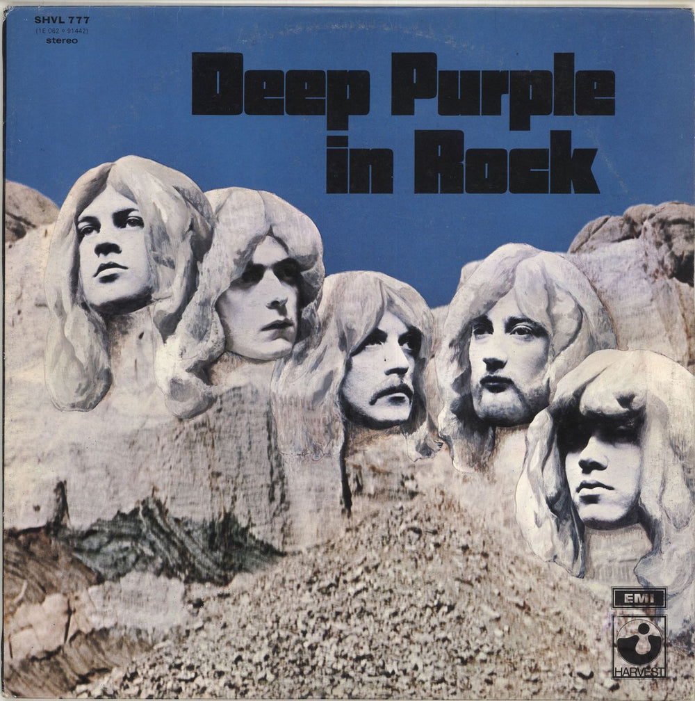 Deep Purple In Rock Hong Kong vinyl LP album (LP record) SHVL777