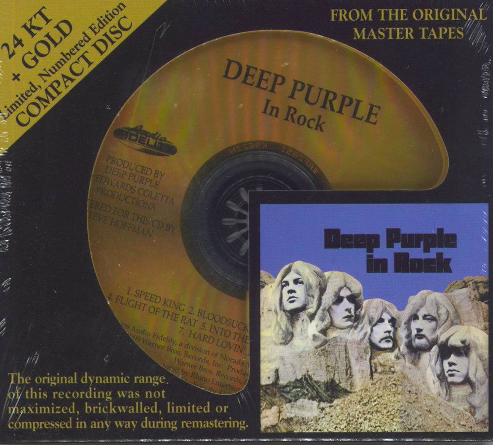 Deep Purple In Rock - Sealed US CD album (CDLP) AFZ051