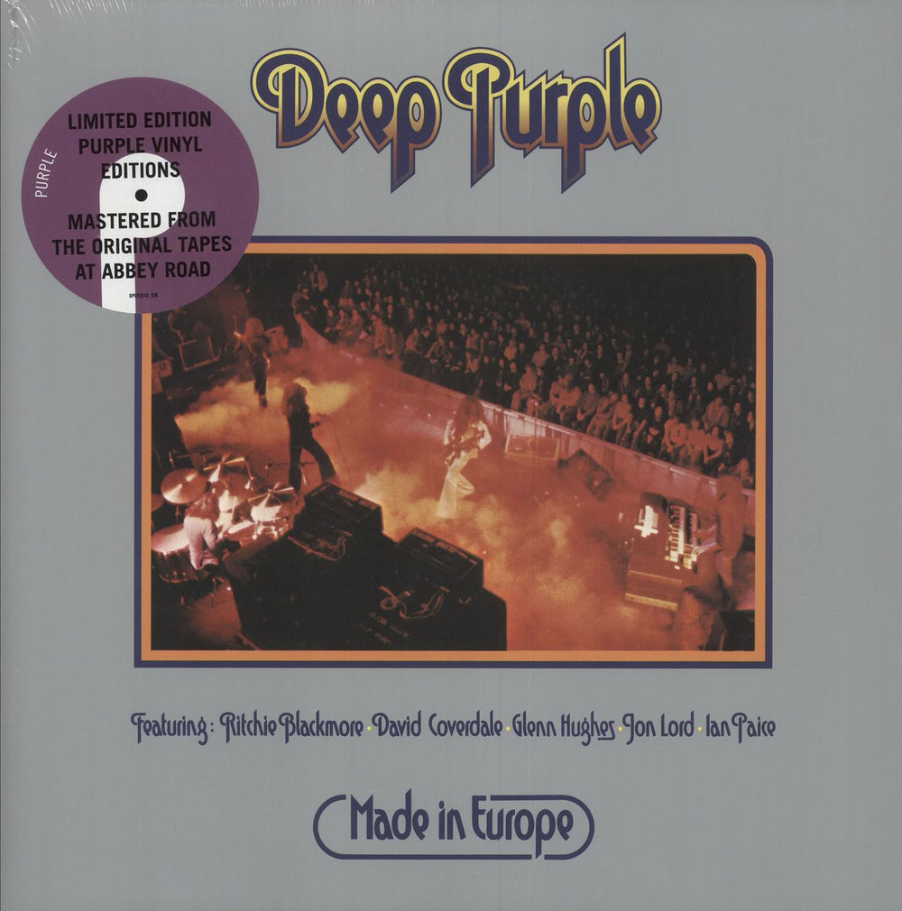 Deep Purple Made In Europe - Purple Vinyl - Sealed UK vinyl LP album (LP record) TPSA7517