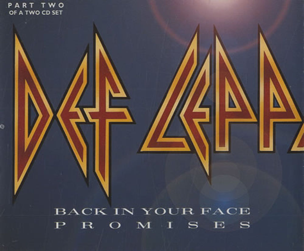 Def Leppard Promises UK CD single (CD5 / 5") 562137-2