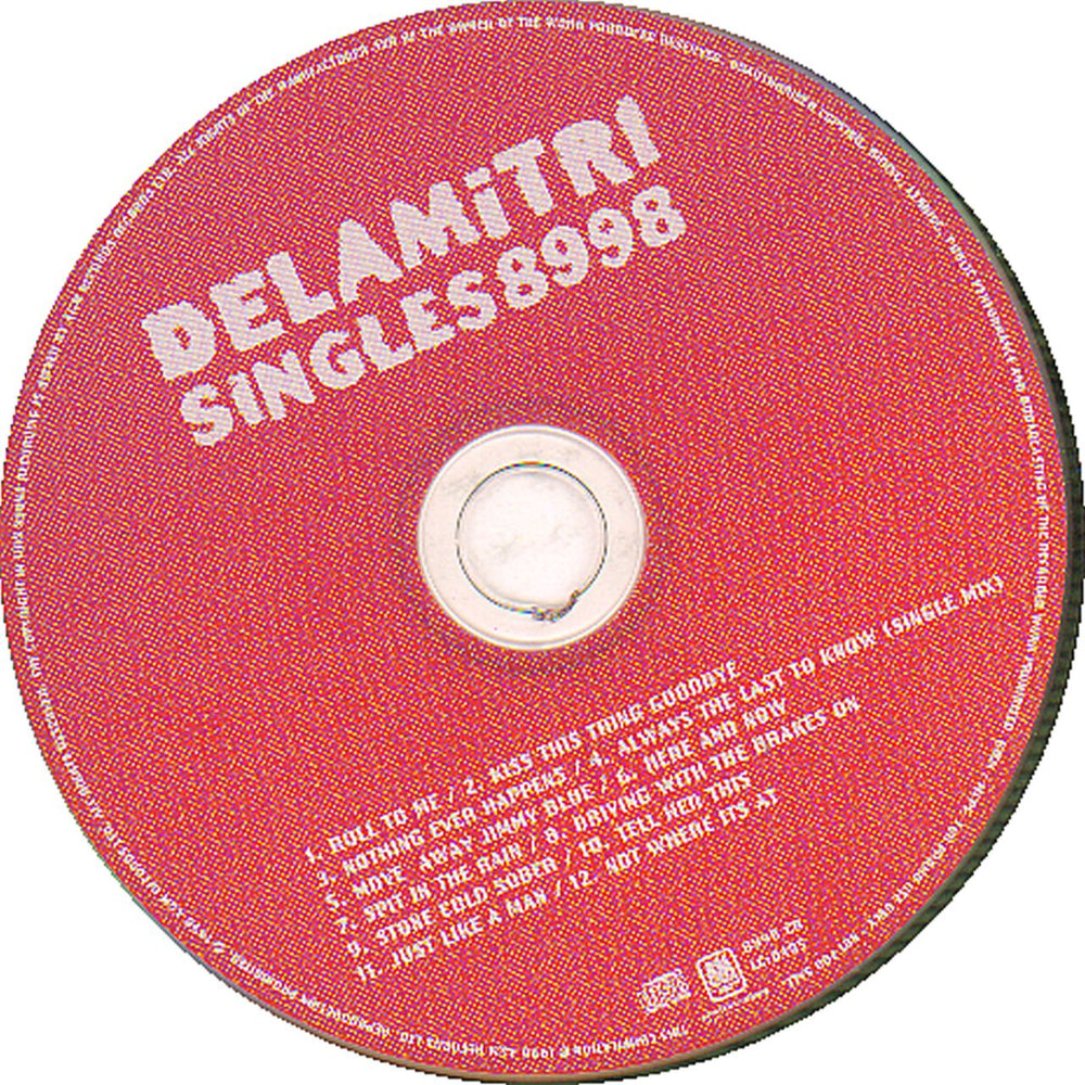 Del Amitri Singles 8998 UK Promo CD album (CDLP) DELCDSI117059