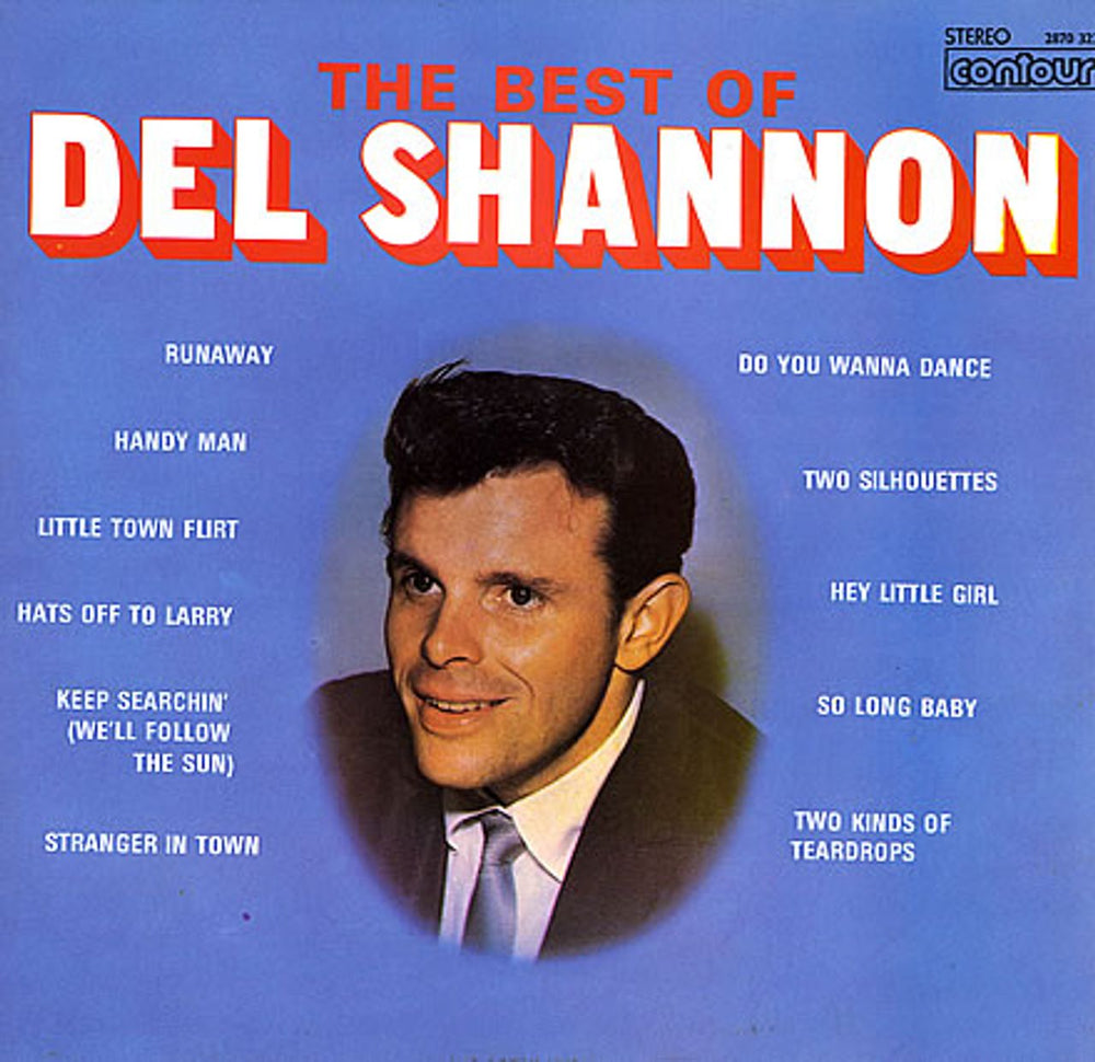 Del Shannon The Best Of Del Shannon UK vinyl LP album (LP record) 2870323