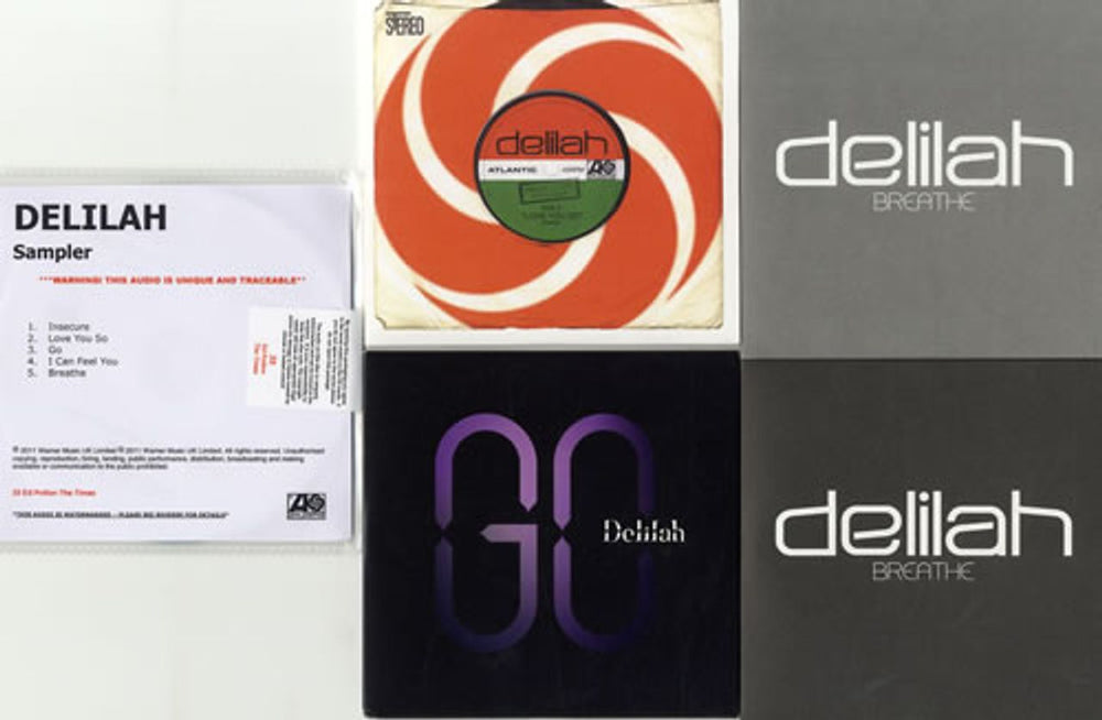 Delilah Quantity Of 6 Promo CD Singles UK Promo CD album (CDLP) F8LCDQU625065