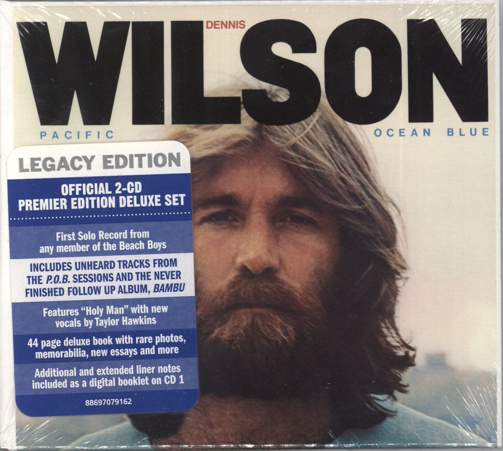 Dennis Wilson Pacific Ocean Blue: Legacy Edition - Sealed UK 2 CD album set (Double CD) 88697079162