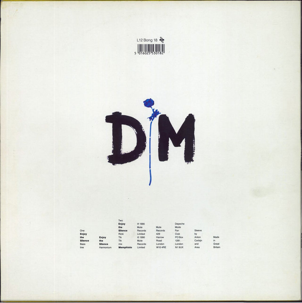 Depeche Mode Enjoy The Silence - VG UK 12" vinyl single (12 inch record / Maxi-single) 5016025530182