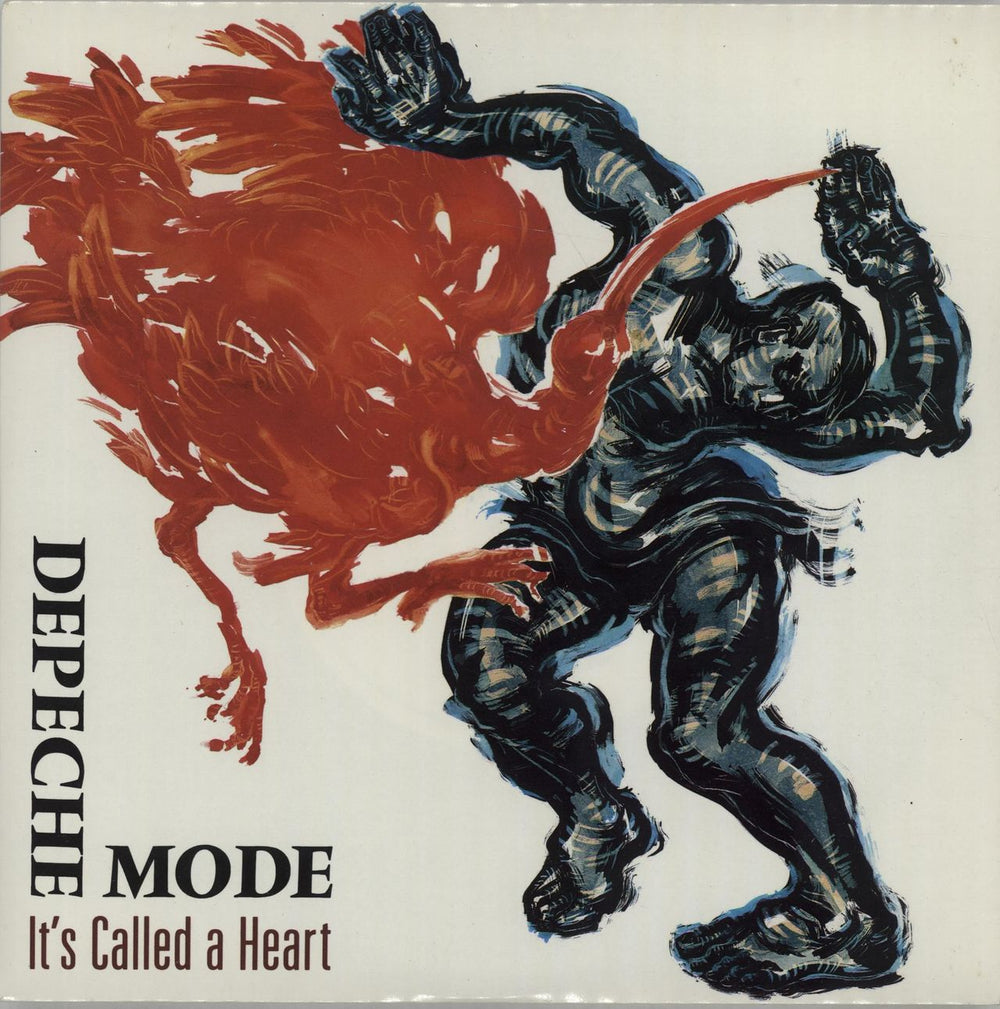 Depeche Mode It's Called A Heart + Poster UK 7" vinyl single (7 inch record / 45) 7BONG9