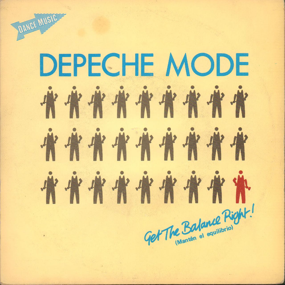 Depeche Mode Manten El Equilibrio Spanish Promo 7" vinyl single (7 inch record / 45) SPBO7396