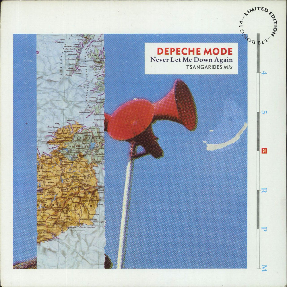 Depeche Mode Never Let Me Down Again - VG German 12" vinyl single (12 inch record / Maxi-single) L12BONG14