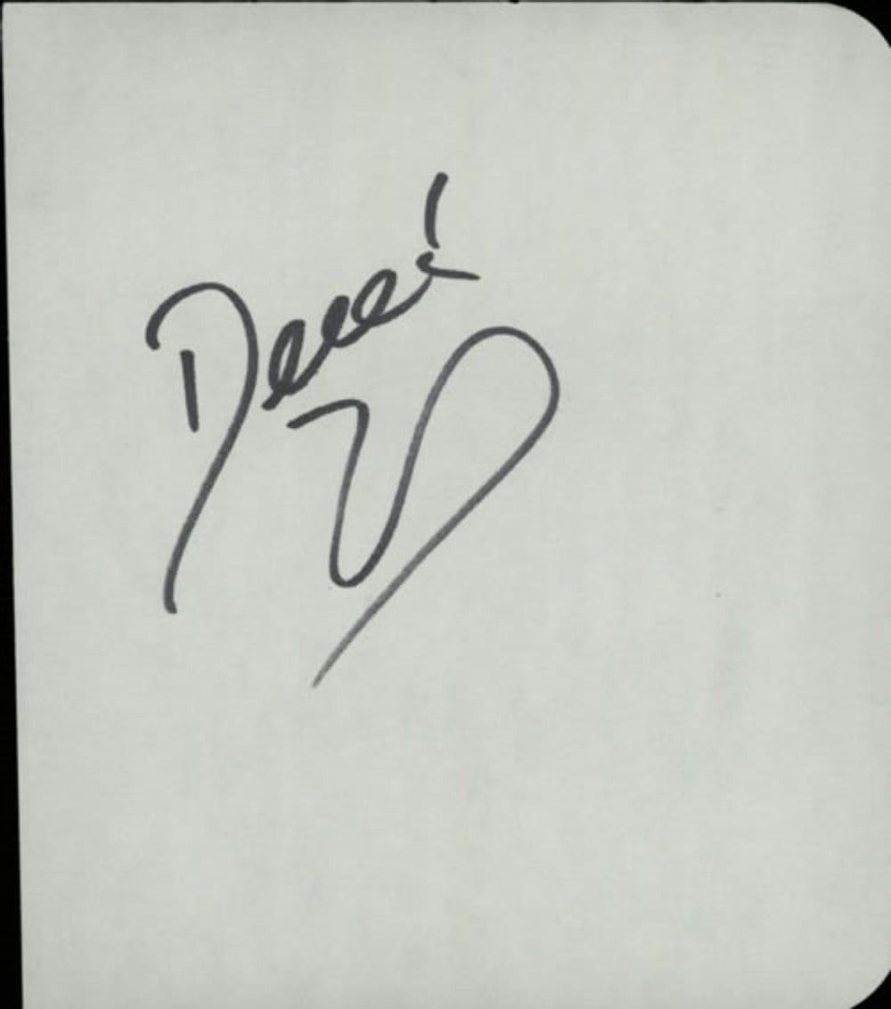 Derek Trucks Page From An Autograph Book UK memorabilia AUTOGRAPH