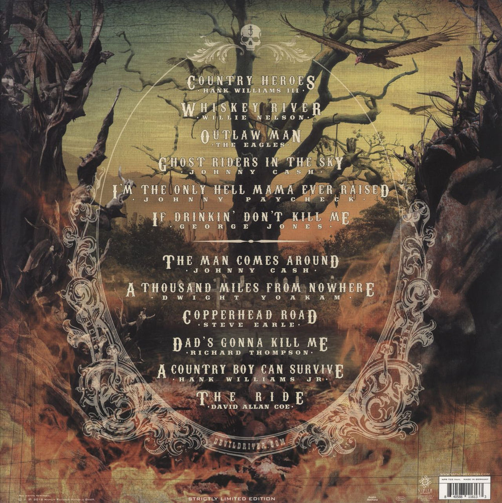 DevilDriver Outlaws 'Til The End, Vol. 1 UK vinyl LP album (LP record) 840588116133