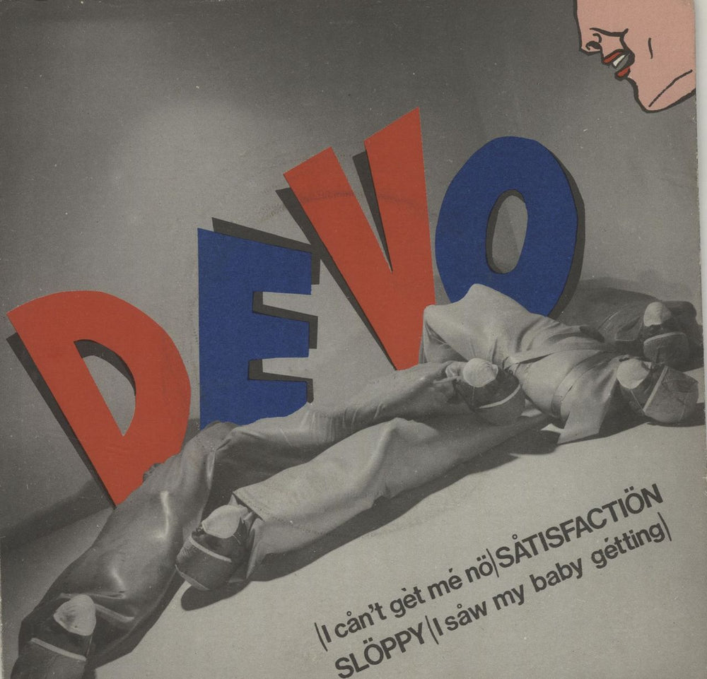 Devo (I Can't Get Me No) Satisfaction UK 7" vinyl single (7 inch record / 45) BOY1