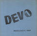 Devo Mechanical Man - Blue cover UK 7" vinyl single (7 inch record / 45) NICE1