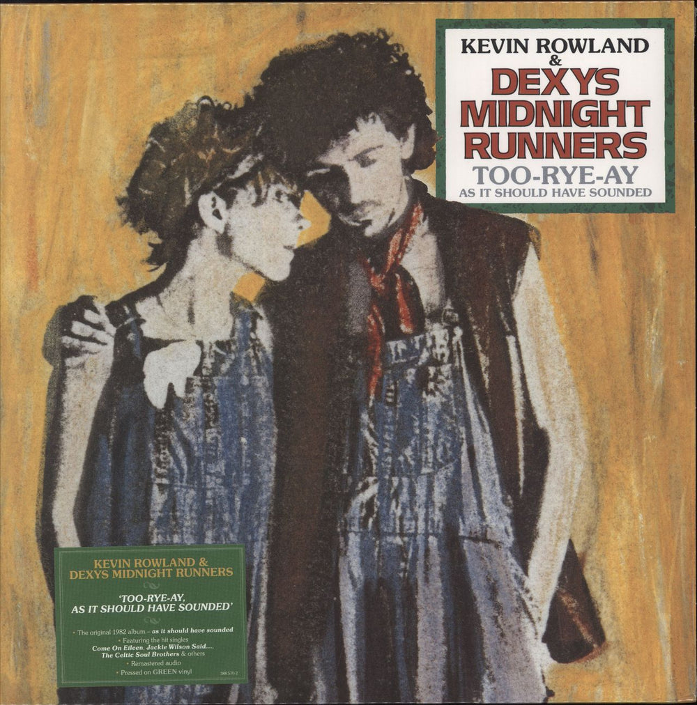 Dexys Midnight Runners Too-Rye-Ay [As It Should Have Sounded]: Remastered - Green Vinyl + Shrink UK vinyl LP album (LP record) 388570-2