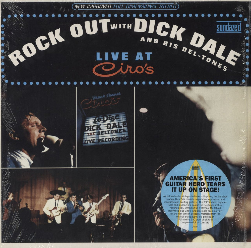 Dick Dale Rock Out With Dick Dale And His Del-Tones-Live At Ciro's US vinyl LP album (LP record) LP5296