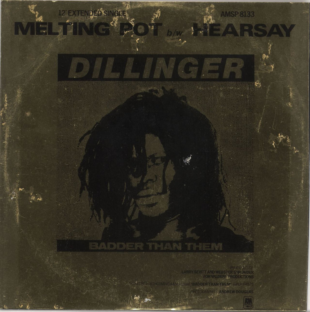 Dillinger Melting Pot UK 12" vinyl single (12 inch record / Maxi-single)