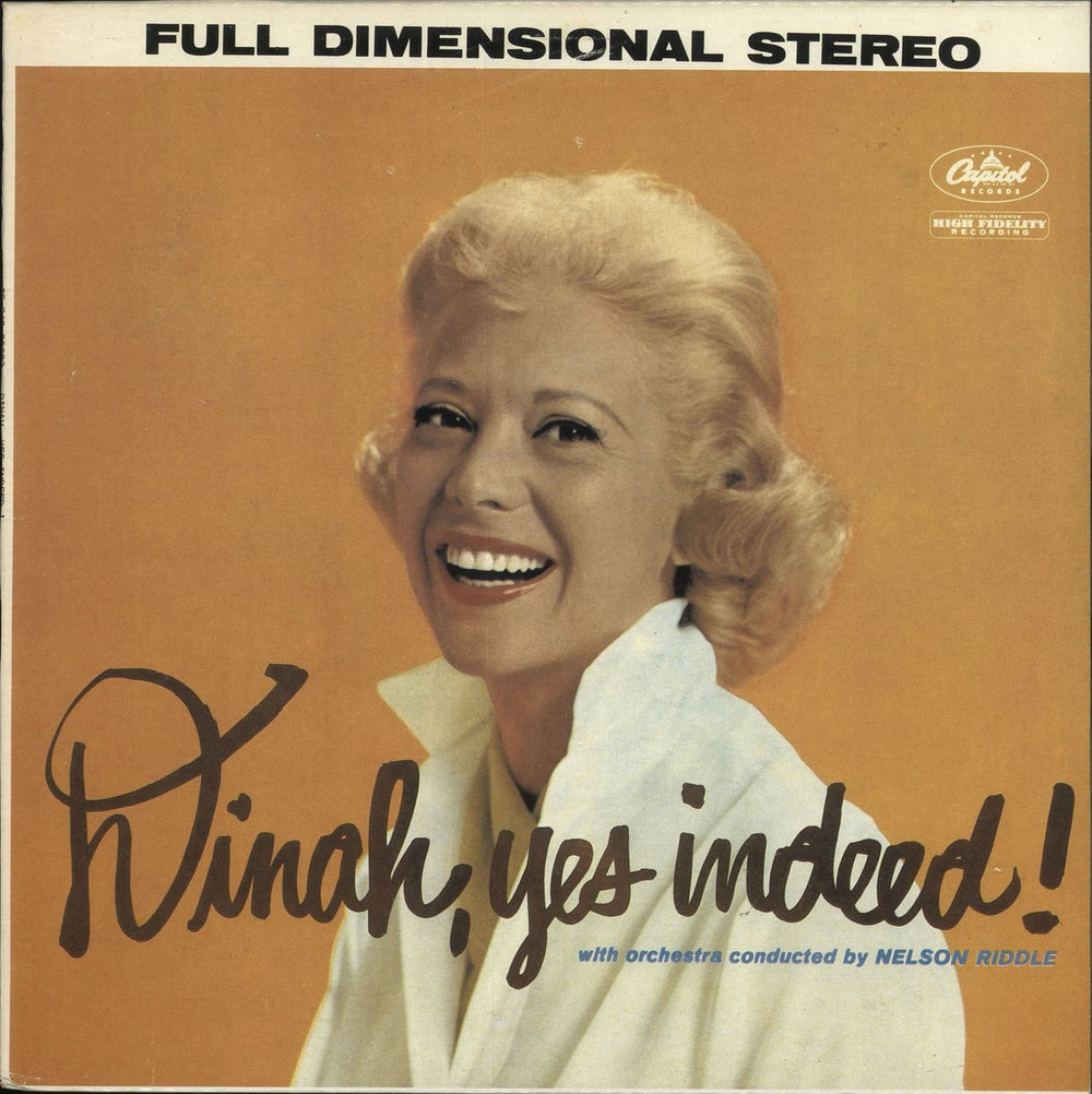 Dinah Shore Dinah, Yes Indeed! French vinyl LP album (LP record) 2C068-85290