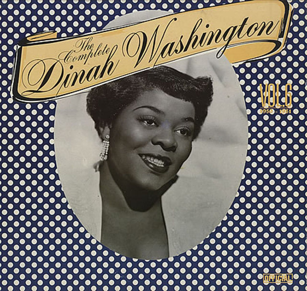 Dinah Washington The Complete Dinah Washington Vol. 6 Danish vinyl LP album (LP record) 3013