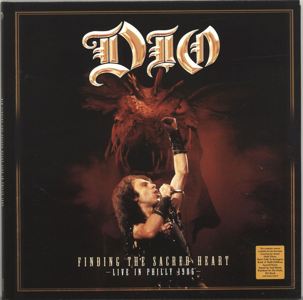 Dio Finding The Sacred Heart – Live In Philly 1986 German 2-LP vinyl record set (Double LP Album) EAGLP507