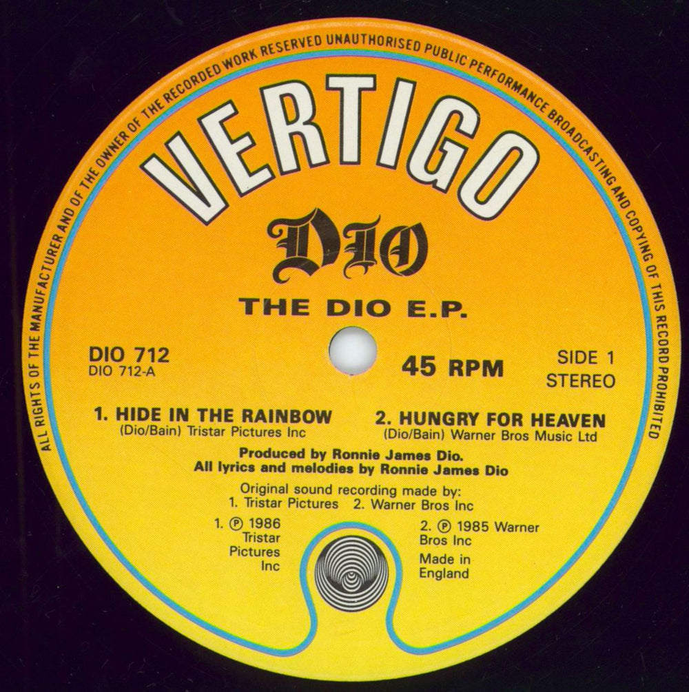 Dio The Dio EP + Family Tree - Shrink UK 12" vinyl single (12 inch record / Maxi-single) DIO12TH784889