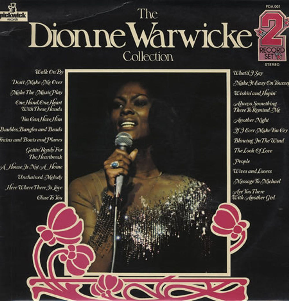 Dionne Warwick The Dionne Warwick Collection UK 2-LP vinyl record set (Double LP Album) PDA001