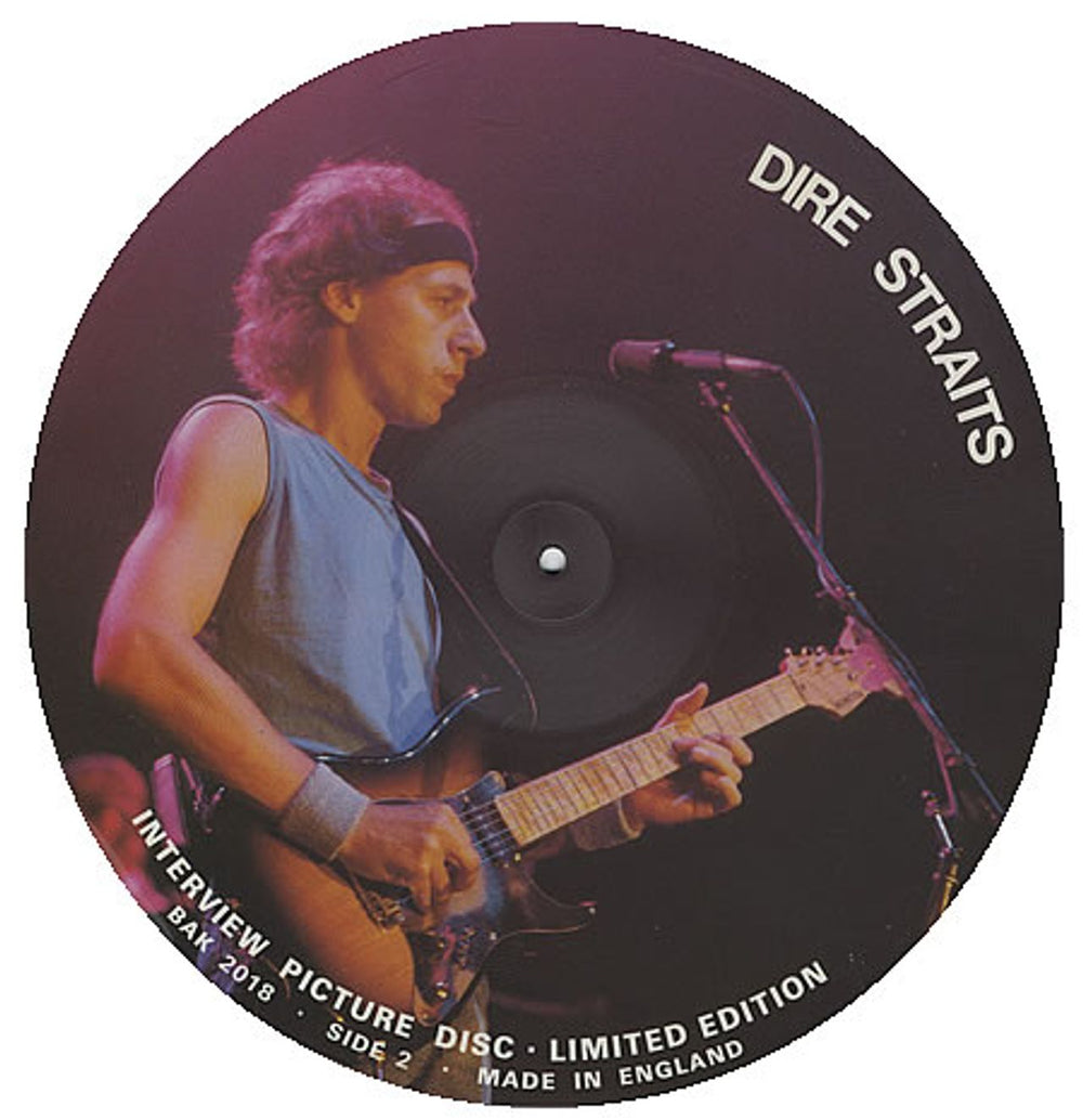 Dire Straits Interview UK picture disc LP (vinyl picture disc album) DIRPDIN373453