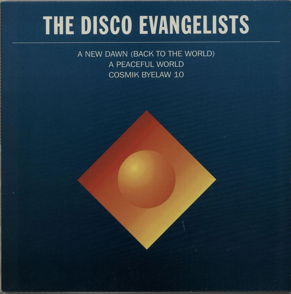 Disco Evangelists A New Dawn (Back To The World) UK 12" vinyl single (12 inch record / Maxi-single) 12TIV-7