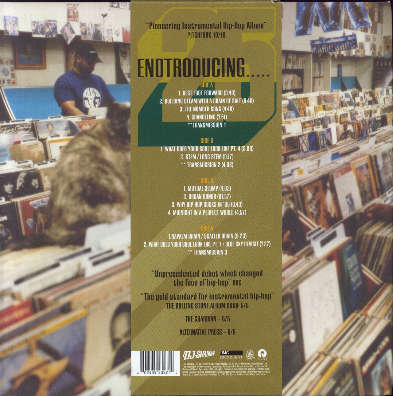 DJ Shadow Endtroducing.....: 25th Anniversary Half Speed Master Edition UK  2-LP vinyl set