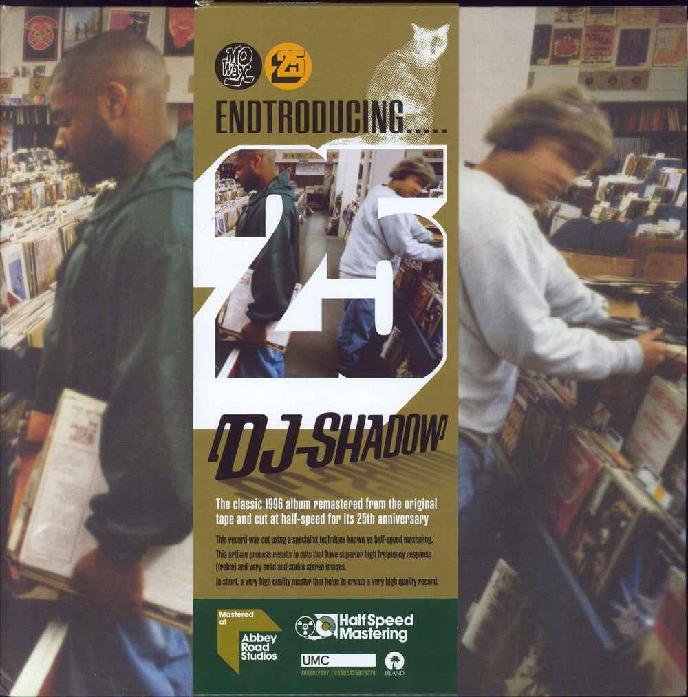DJ Shadow Endtroducing.....: 25th Anniversary Half Speed Master Edition UK 2-LP vinyl record set (Double LP Album) ARHSDLP007