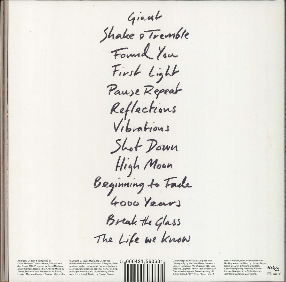 Django Django Born Under Saturn - Orange & White Vinyl + Two CDs UK 2-LP vinyl record set (Double LP Album) 5060421560601