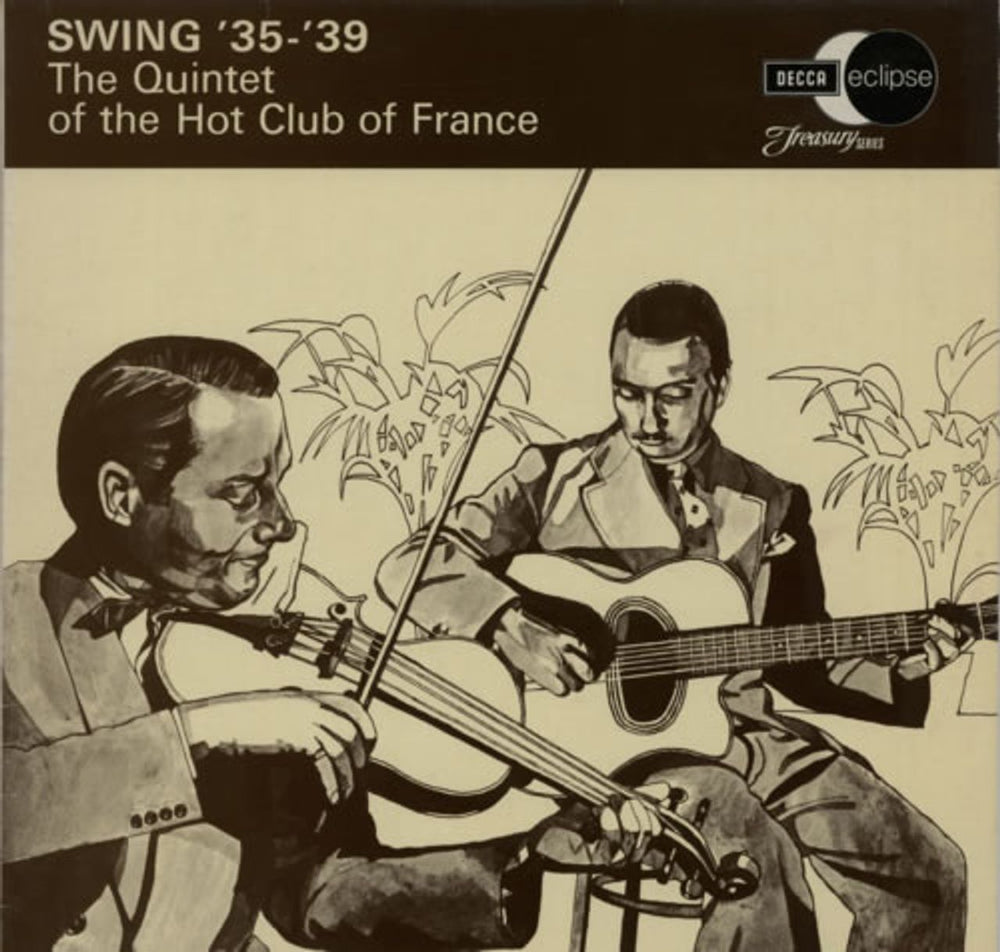 Django Reinhardt & Stéphane Grappelli Swing '35-'39 UK vinyl LP album (LP record) ECM2051