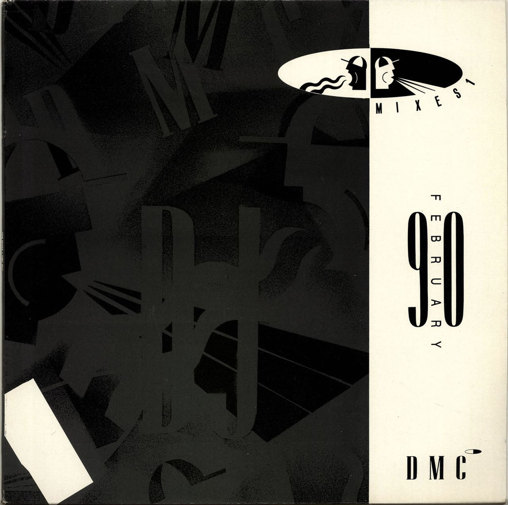 DMC February 90 Mixes 1 UK Promo 12" vinyl single (12 inch record / Maxi-single) DMC85/1