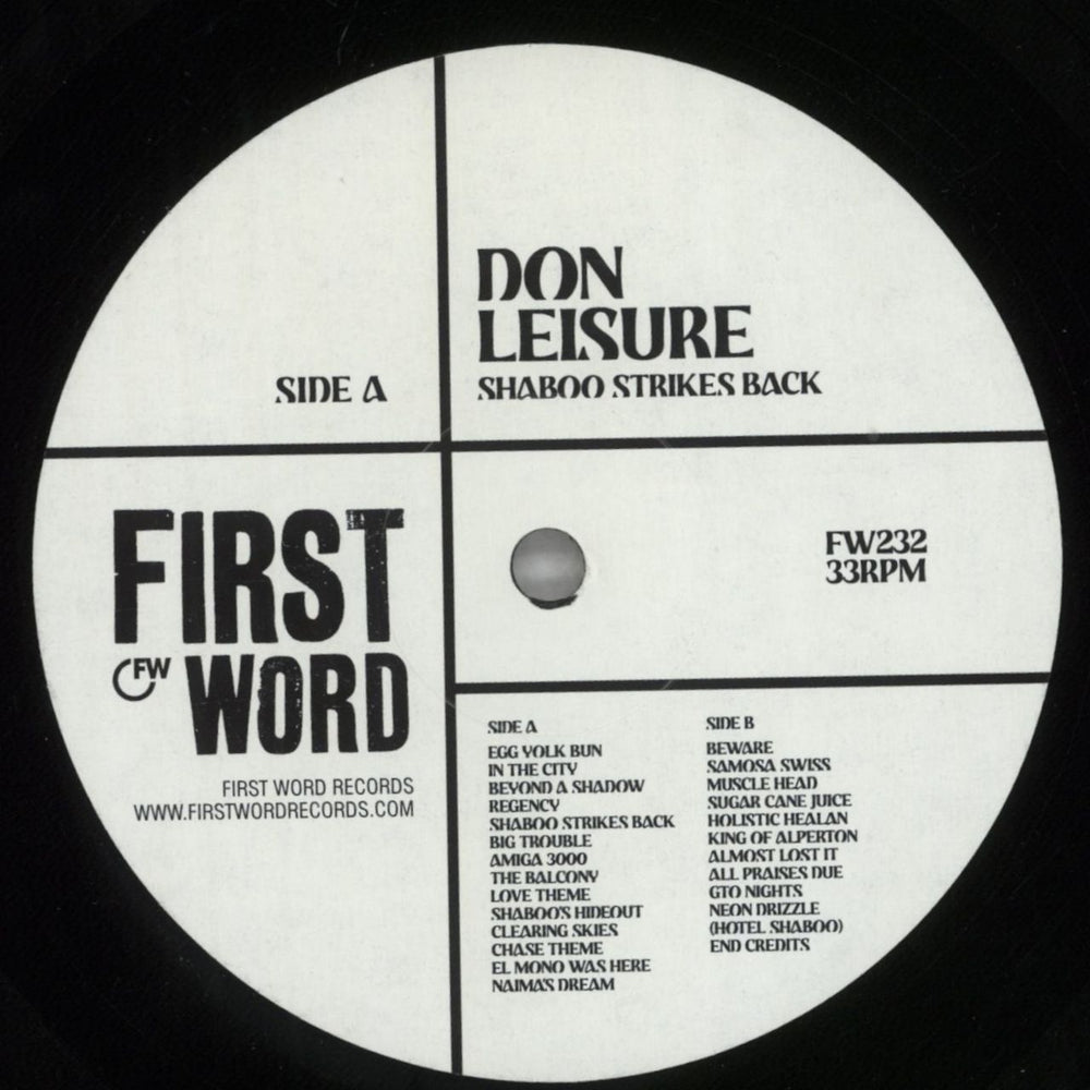 Don Leisure Shaboo Strikes Back! UK vinyl LP album (LP record) 6R2LPSH826049