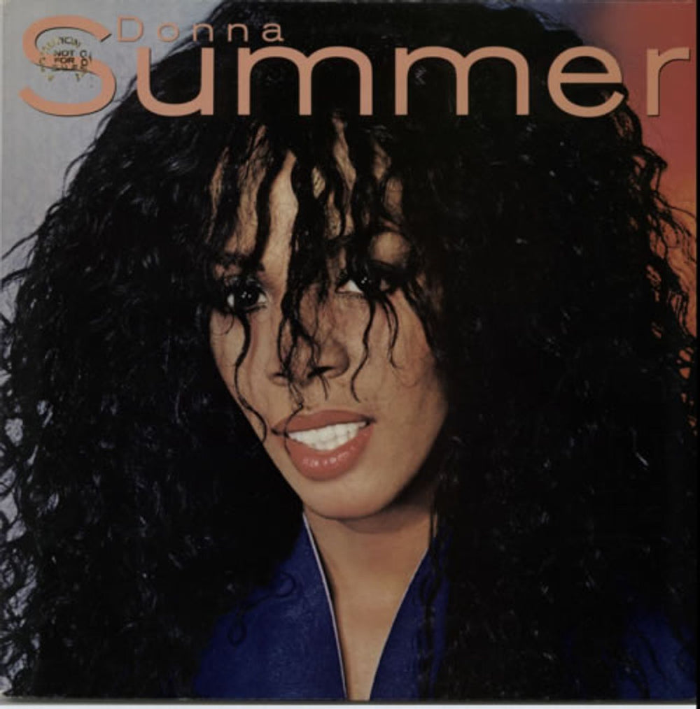 Donna Summer Donna Summer - Gold promo stamped UK vinyl LP album (LP record) K99163
