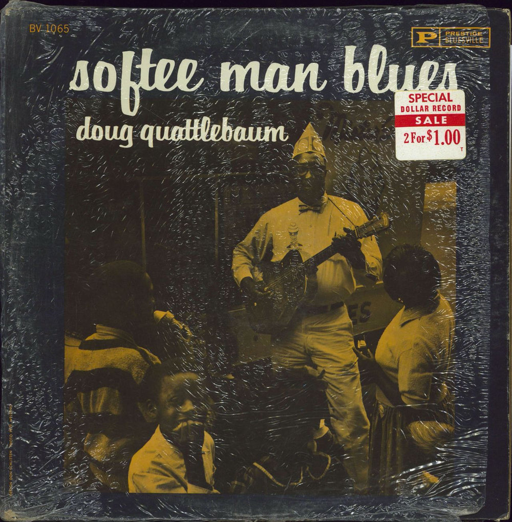 Doug Quattlebaum Softee Man Blues US vinyl LP album (LP record) BV1065