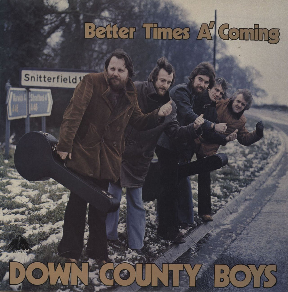 Down County Boys Better Times A' Coming UK vinyl LP album (LP record) BSS168LP