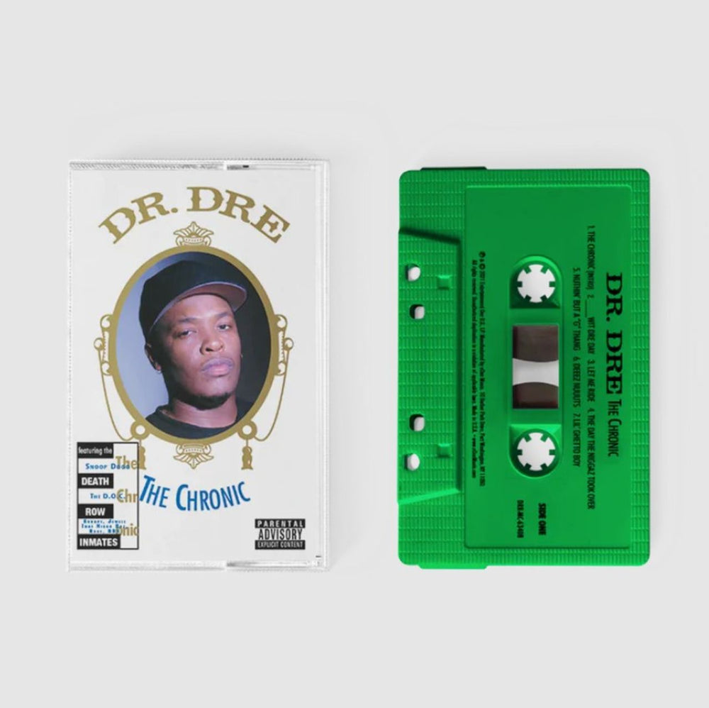 Dr Dre The Chronic - Green Cassette - Sealed UK cassette album 00602455099976