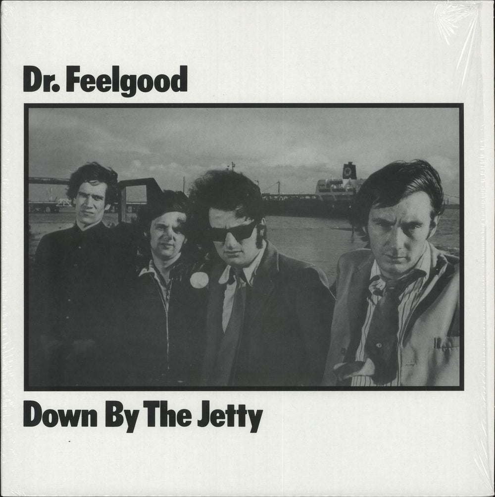 Dr Feelgood Down By The Jetty + Shrinkwrap UK vinyl LP album (LP record) GRAND05