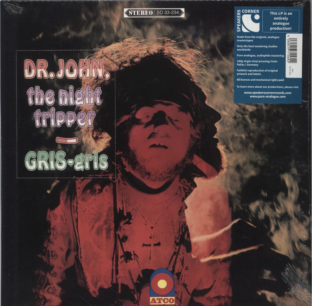 Dr John Gris-Gris + Hype Sticker - 180g German vinyl LP album (LP record) SD33-234