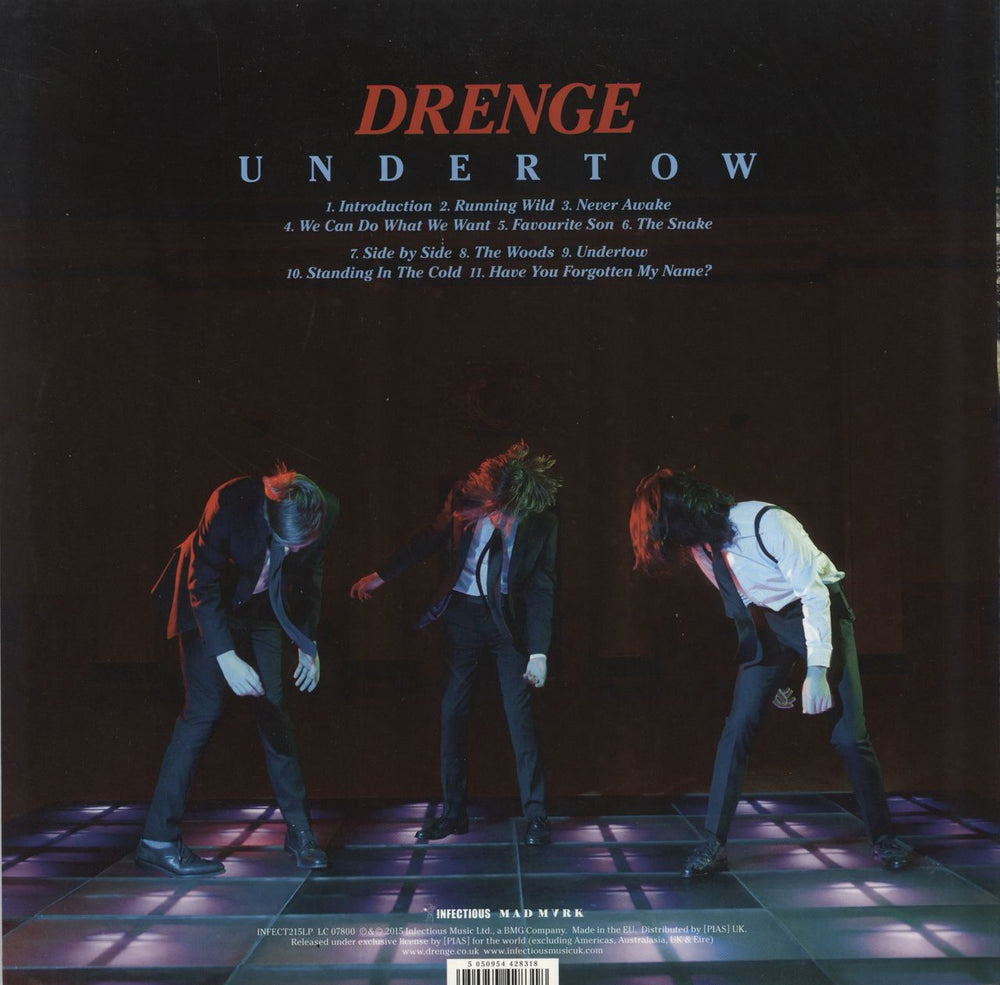 Drenge Undertow UK vinyl LP album (LP record) 5050954428318