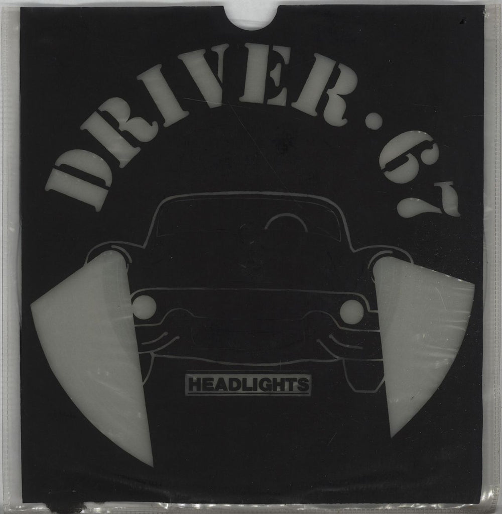 Driver 67 Headlights - Fluorescent Vinyl + Sleeve UK 7" vinyl single (7 inch record / 45) GO347