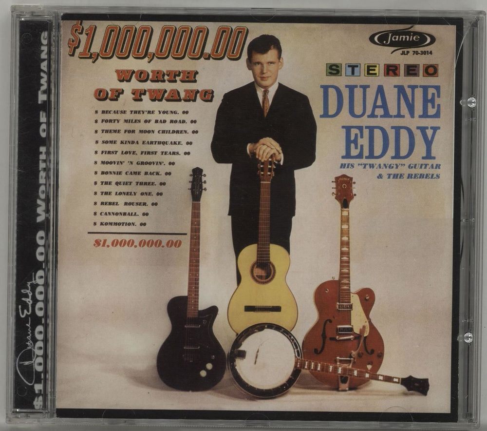 Duane Eddy $1,000,000.00 Worth Of Twang UK CD album (CDLP) 4036