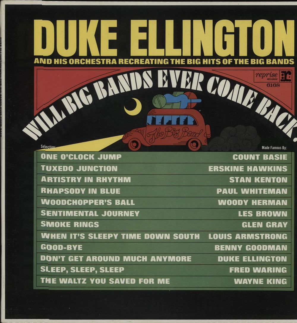 Duke Ellington Will Big Bands Ever Come Back? UK vinyl LP album (LP record) R6168