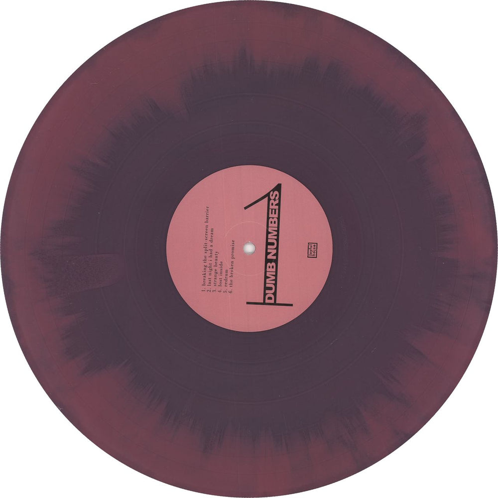 Dumb Numbers Dumb Numbers - Pink & Purple Vinyl + Numbered US vinyl LP album (LP record) I9PLPDU675888