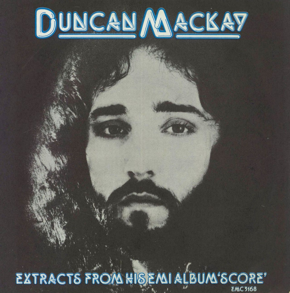 Duncan Mackay Extracts From His EMI Album "Score" UK 7" vinyl single (7 inch record / 45) PSRS411